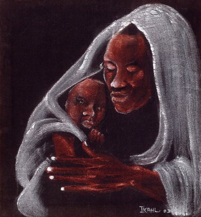 Vater und Sohn, 2003 von Ikahl Beckford